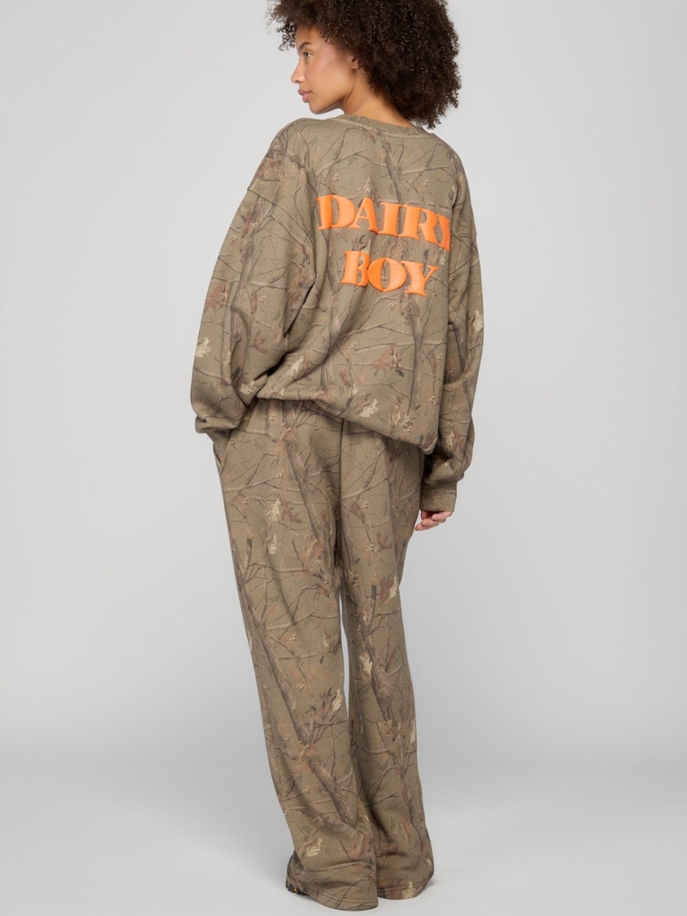 Dairy Boy Evergreen Camo Sweat Set